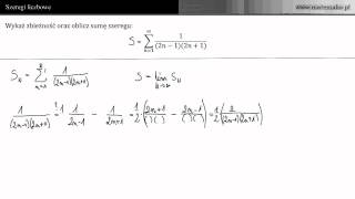Oblicz sumÄ™ szeregu 12n12n1 [upl. by Evilc912]