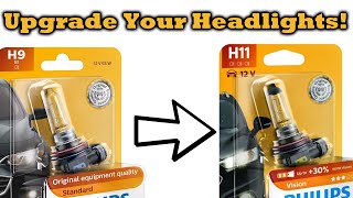 H11 to H9 Headlight Bulb Mod  Fast and Easy [upl. by Melinde254]