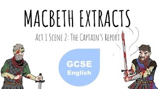 Macbeth  Act 1 Scene 2  Analysis GCSE [upl. by Akemahc715]