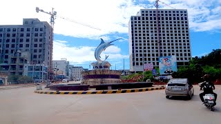 Sihanoukville Cambodia Driving Tour [upl. by Hanni352]