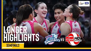 CREAMLINE vs CIGNAL  LONGER SEMIS HIGHLIGHTS  2024 PVL REINFORCED CONFERENCE  AUGUST 31 2024 [upl. by Modern]