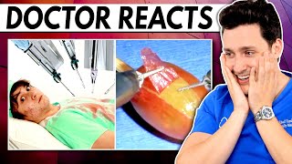 Doctor Reacts To Viral SURGERY Videos amp Bonus Meme Review [upl. by Dannye]