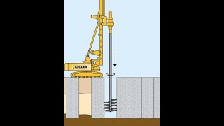 Secant or Tangent Piles Animation  Keller [upl. by Anauqal]