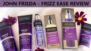 John Frieda Frizz Ease Review [upl. by Willner54]