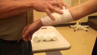 Bandaging Pressure Bandage [upl. by Nylodam]