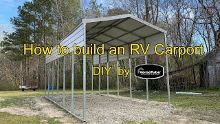 RV 101®  How to build an RV Carport [upl. by Aeneas333]