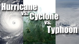 Hurricane vs Cyclone vs Typhoon [upl. by Bunde]