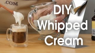 DIY whipped cream in 60 seconds [upl. by Delija]