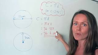 The Maths Prof Find Circumference of a Circle [upl. by Melliw]