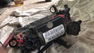 MB w211 Airmatic Compressor change [upl. by Collayer]