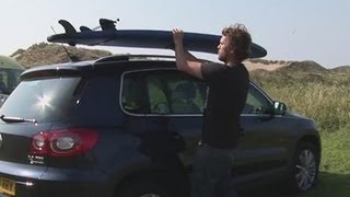 How To Attach A Surfboard To A Roofrack [upl. by Eelirem]