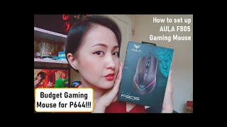 AULA F805 Gaming Mouse How to set up [upl. by Irtimd806]