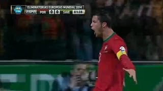 Suecia vs Portugal 23 All Goals amp Highlights 19112013 World Cup Qualification 2014 [upl. by Ursuline]