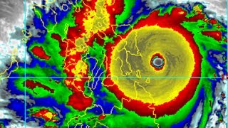 Super Typhoon HAIYAN YOLANDA in Tacloban City Philippines 2013 [upl. by Ynaffit942]