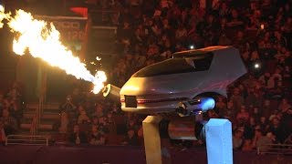 Monster Jam Philadelphia 2015 ROBOT BATTLE Galactron vs Reptar [upl. by Iem]