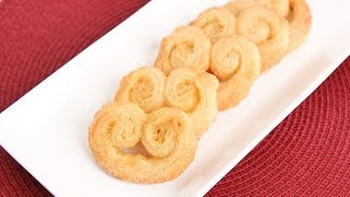 Homemade Palmiers Elephant Ear Cookies Recipe  Laura Vitale  Laura in the Kitchen Episode 742 [upl. by Notxap]