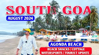 Agonda Beach South Goa  Foreigner Beach in goa  August 2024  Goa Vlog [upl. by Redford]