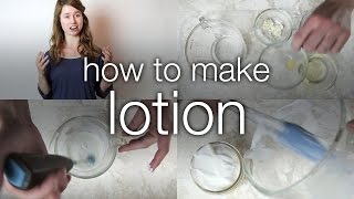 How to Make a Basic DIY Lotion from scratch  Humblebee amp Me [upl. by Scotty]