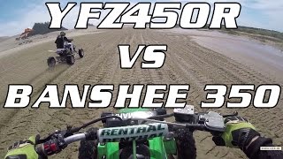 YFZ450R vs Banshee 350 [upl. by Finah]