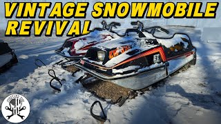 Will this ABANDONED Snowmobile RUN amp RIDE Again  How to Make an Old Sled Reliable [upl. by Ragg]