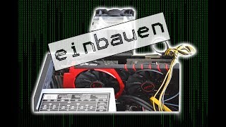 GRAFIKKARTE einbauen amp ausbauen 🆗 PC GPU Wechsel und Anschluss der Grafikkarte Anleitung Deutsch [upl. by Irual290]