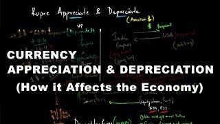 Currency Appreciation amp Depreciation  How it Affects the Economy  Economics [upl. by Gnep]