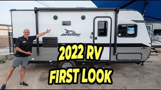 The allnew 2022 Jayco® Jay Flight SLX 7 184BS  FIRST LOOK [upl. by Alhahs]