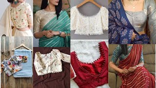 latest blouse designs blouse neck designs [upl. by Svend455]