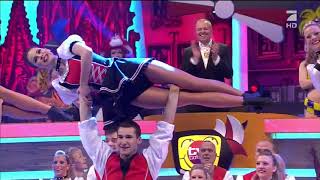 Lena MeyerLandrut dances on TV show  TvTotal Prunksitzung [upl. by Zuliram]