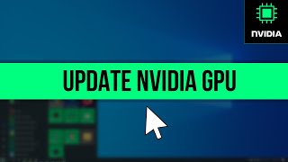 How to Update NVIDIA Graphics Card Drivers on Windows 10 [upl. by Ellegna]