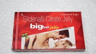 Bigfun jelly Review Hindi  Sildenafil Citrate jelly INCREASE YOUR BED TIME [upl. by Emorej]