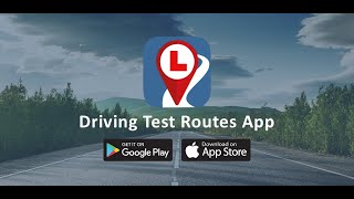 Driving Test Routes App  How it Works [upl. by Netsrijk692]