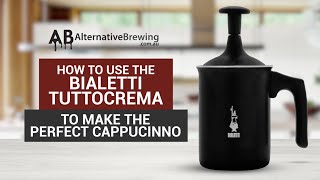 How to Use the Bialetti Tuttocrema Milk Frother [upl. by Chalmer131]