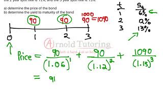 Bonds Spot Rates vs Yield to Maturity [upl. by Adiazteb]