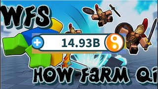 Weapon Fighting Simulator How Farm Qi Roblox [upl. by Ablem]