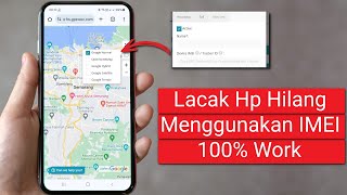 Cara Melacak Hp Hilang Melalui IMEI [upl. by Lenoil]