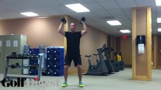 Fitness Squat To Overhead Press [upl. by Caughey321]