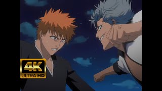 Ichigo vs Grimmjow 4K  Bleack EP 121 [upl. by Ainigriv212]