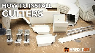 HOW TO INSTALL GUTTERS  A DIY GUIDE [upl. by Ramirol]