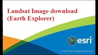 How to Download Landsat satellite image  Earth explorer USGS [upl. by Cranston703]