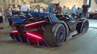 NEW Bugatti Bolide INSANE Cold Start Up Sounds amp Loading Into Truck  1850HP W16 with Straight Pipes [upl. by Ethban]