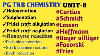 Molecular rearrangement full revision in tamil  PG TRB UNIT8  SANTHOSHCHEMISTRY [upl. by Relyhcs]