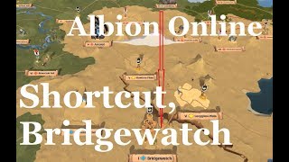 Albion Online  Caerleon to Bridgewatch fast almost safely [upl. by Joliet]