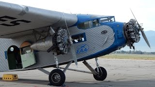 Ford TriMotor StartUp to Shut Down amp WalkAround NC8407  Classic  Airplane [upl. by Oren932]