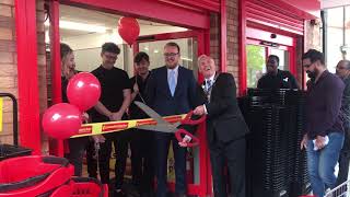 St Neots Poundstretcher opens its doors [upl. by Kcolttam132]