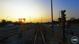 CTAs Ride the Rails Blue Line to OHare Realtime 2019 [upl. by Adnirolc]