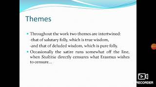 Praise of Folly Themes [upl. by Rosecan]