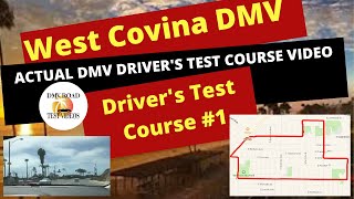 West Covina DMV Drivers Test Route 1  ACTUAL TEST ROUTE Behind The Wheel License Tip Video 2021 [upl. by Yatnuahs66]