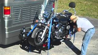 Motorcycle Lift Demo [upl. by Yelram680]