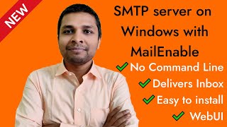 Build SMTP server on Windows server with MailEnable for Inbox Delivery  No Command Line [upl. by Irt70]